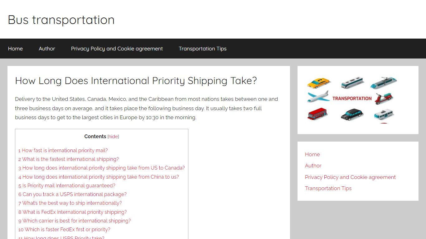 How Long Does International Priority Shipping Take?